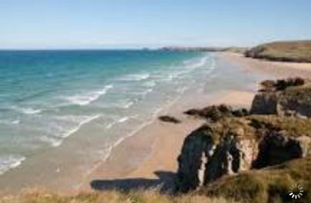 Static Caravan Sea Views Perranporth Bagian luar foto