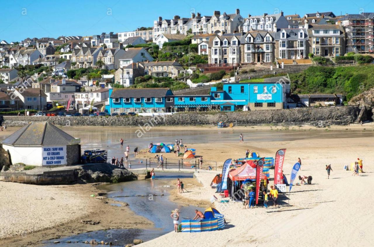 Static Caravan Sea Views Perranporth Bagian luar foto